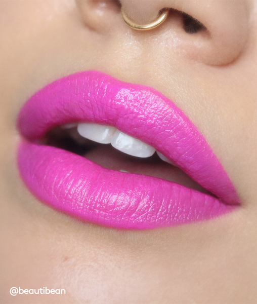 Bright online pink lipstick