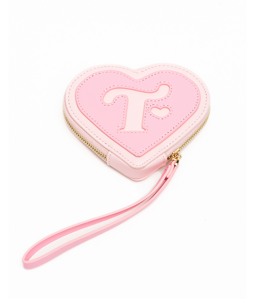 PINK HEART COIN PURSE - Default Title