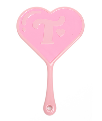 Pink Hand Mirror Face Mirrors - Trixie Cosmetics